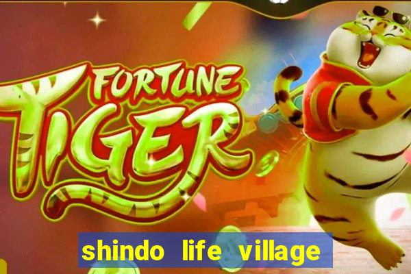 shindo life village blaze private server codes